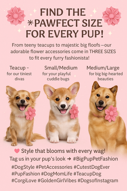 Pink, Dog Collar Flower, Blue, Green, Lilac, Purple, Girl, collar Accessories, Girly Dog Bow, Puppy Bowtie, Dog Collar Flower, Dog Bowtie