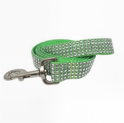 Rhinestone, Buckle, Martingale, Dog Collar, Neon, Lime, Green, Sparkle, Bedazzled, Girl Dog, Wedding Collar, Personalized, Engraved, Custom