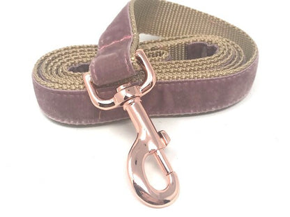Fall, Mauve, Rose Gold, Custom, Buckle Martingale Dog Collar, Girl, Personalize, Engraved, Cute, Designer, Puppy, Greyhound, Whippet, Velvet