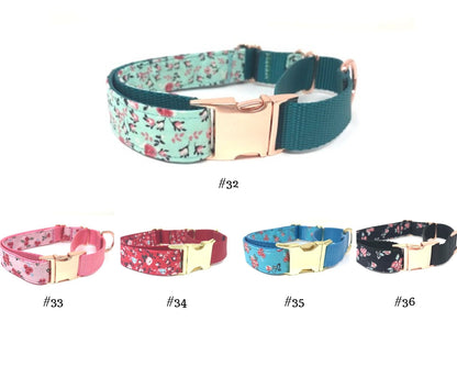 Martingale Dog Collar, With Buckle, Girls, Female, Pink, Black, Rose Gold, Teal, Green, Blue, Personalized, Engraved, Red, Black