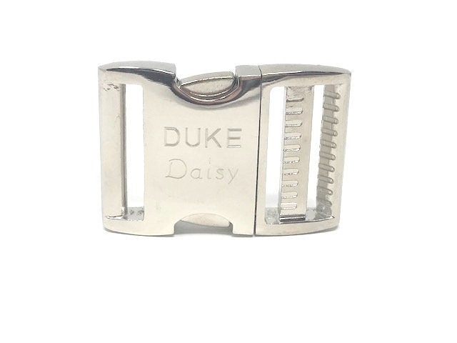 Floral, Dog Collar, W/ Gold, Rose Gold, or Silver Metal Buckle, For Girls, Females, Navy Blue, Pink, Trendy, Fashion, Personalized, Engraved