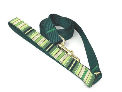 Green Dog Collar, Boy, Stripe, Custom Dog Collar, Puppy Collar, Engraved Dog Collar, Designer Dog Collar, Cute, Large, Boy Dog Collar, Small