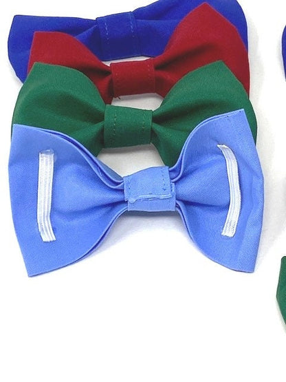Dog Bow Tie, Bowtie, Girly Bow, Dog Collar Bow, Seersucker, Pink, Lavender, Lilac, Blue, Girls, Boys 3, dog accessories, pet accessories