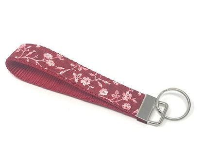 Red Floral, Dog Collar, For Girls, Female, Personalized, Engraved, Small, Medium, Large, Extra Large, Gold, Silver, Metal Buckle