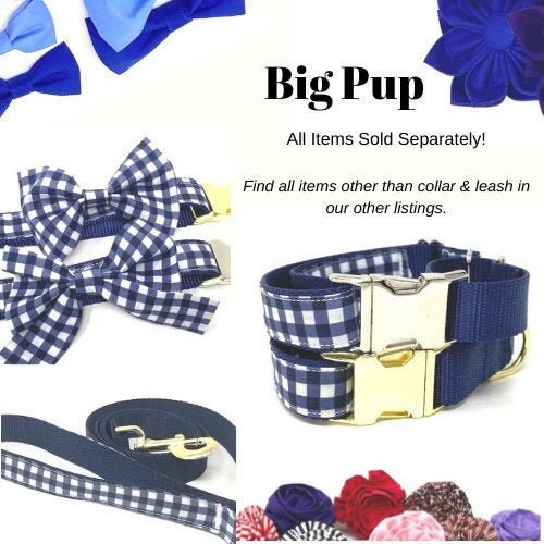 Blue, Custom, Buckle Martingale Dog Collar, Boy, Male, Stripe, Plaid, Solid, Big Pup Pet Fashion, Designer, Puppy, Greyhound, Whippet, Small