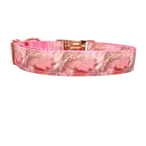 Rose Gold, Dog Collar, Pink, Rose Gold, Marble, Dog Collar Girl, Personalized, Custom Dog Collar, Engraved, Cat Collar, Puppy Collar, Small