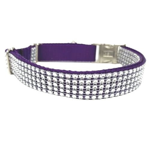 Rhinestone, Buckle, Martingale, Dog Collar, Purple, Sparkle, Bedazzled, Girl Dog, Wedding Collar, Personalized, Engraved, Custom, Boy, Girl
