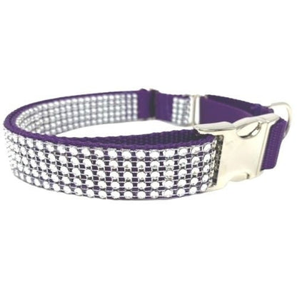Rhinestone, Buckle, Martingale, Dog Collar, Purple, Sparkle, Bedazzled, Girl Dog, Wedding Collar, Personalized, Engraved, Custom, Boy, Girl