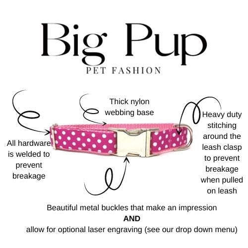 Easter Dog Collar, Pink Gingham, Blue Plaid, Lavender, Lilac, Girl, Boy, Cute, Personalized, Engraved, Custom, Puppy, Pet, Pastel, Rose Gold