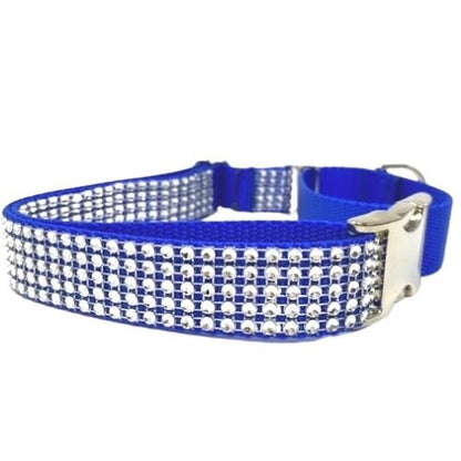 Rhinestone, Buckle, Martingale, Dog Collar, Royal Blue, Sparkle, Bedazzled, Girl Dog, Wedding Collar, Personalized, Engraved, Custom, Boy