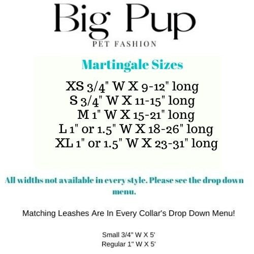 Teal, Custom, Buckle Martingale Dog Collar, Solid, Boy, Girl, Big Pup Pet Fashion, Designer, Puppy, Greyhound, Whippet, Fabric, Green, Gold