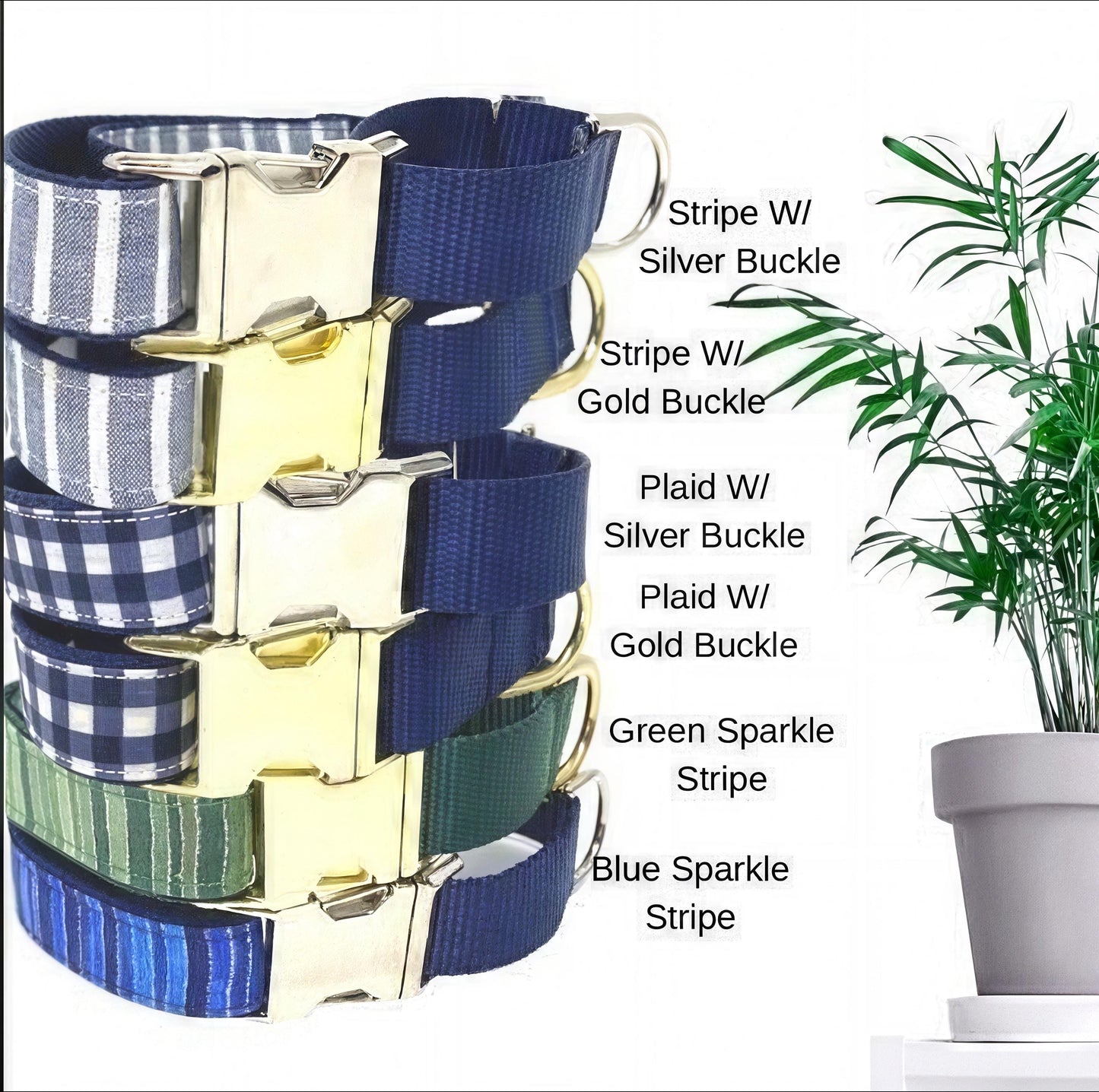 Stripe Or Plaid Martingale Dog Collar With Buckle, Girl, Boy Greyhound, Custom Collar, Personalized Dog Collar Engraved, Small, Large, Puppy