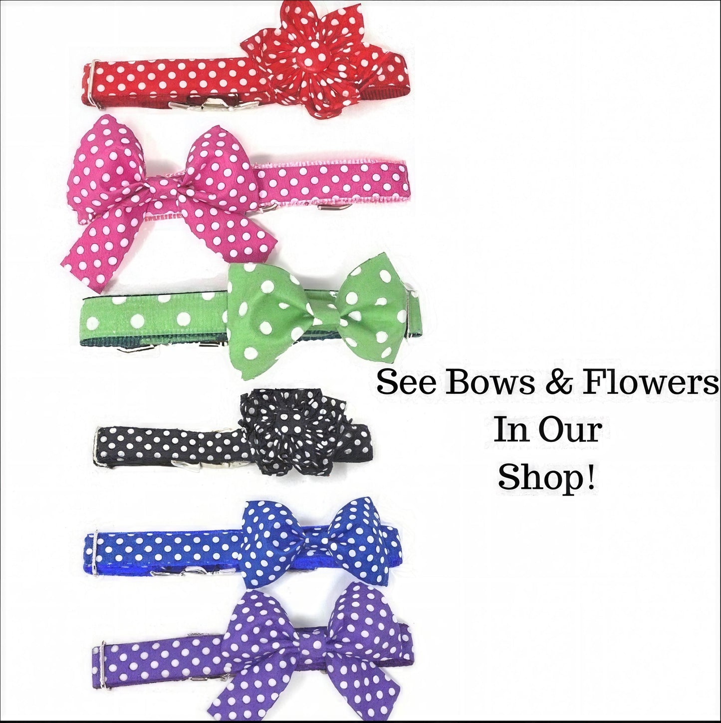 Custom, Buckle Martingale Collar, Polka Dot, Girl, Boy, Designer Dog Collar, Personalize Dog Collar, Puppy Collar, Cute Dog Collar, Designer