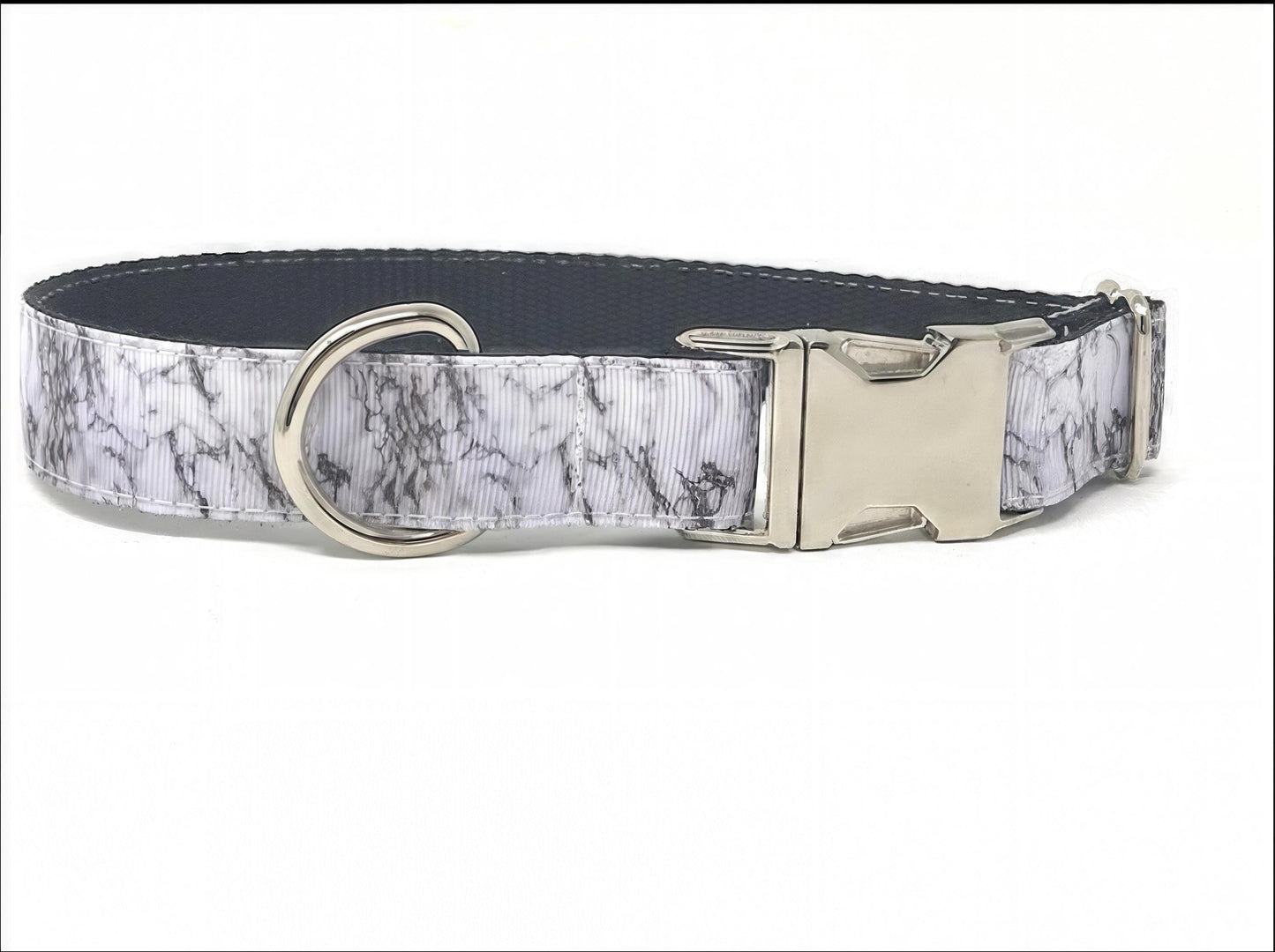 Dog Collar, Boy, Black +White, Marble, Cat Collar, Personalized Dog Collar, Engraved Dog Collar, Custom Collar, Puppy Collar, Small, Large