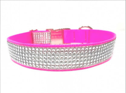 Bling, Rhinestone, Custom, Dog Collar, Girl, Boy, Personalized, Engraved, Cute, Designer, Puppy, Cat, Pet, Small, Medium, Large, Sparkle