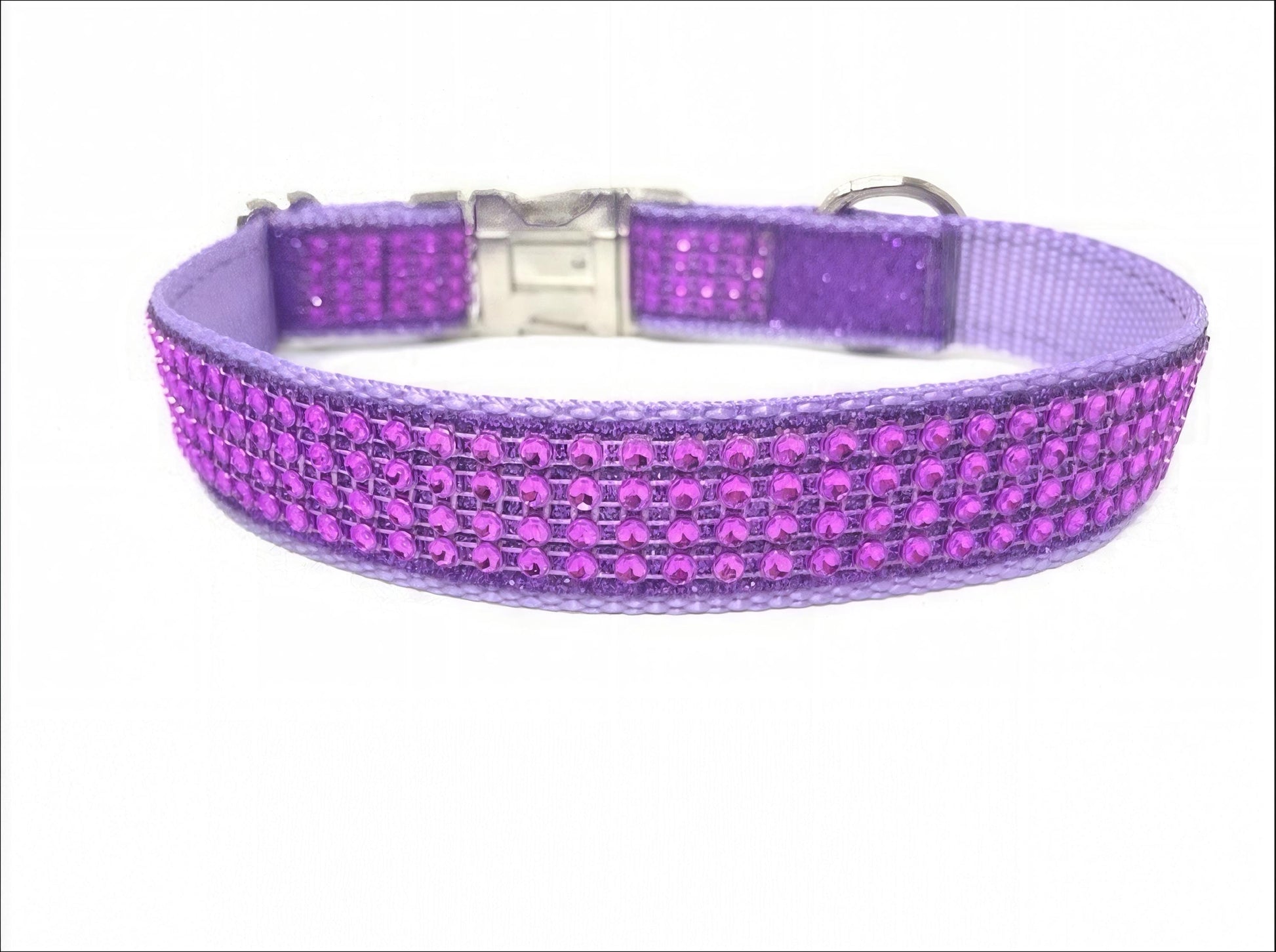 Custom, Dog Collar, Lavender, Purple Rhinestone, Fancy, Blingy, Sparkle, Personalized, Engraved, Wedding, Puppy, Cute, Designer, Girl, Large