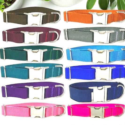 20 Colors, Custom, Dog Collar, Girl, Boy, Personalized, Engraved, Cute, Designer, Puppy, Cat, Pet, Small, Medium, Large, Pink, Purple, Green