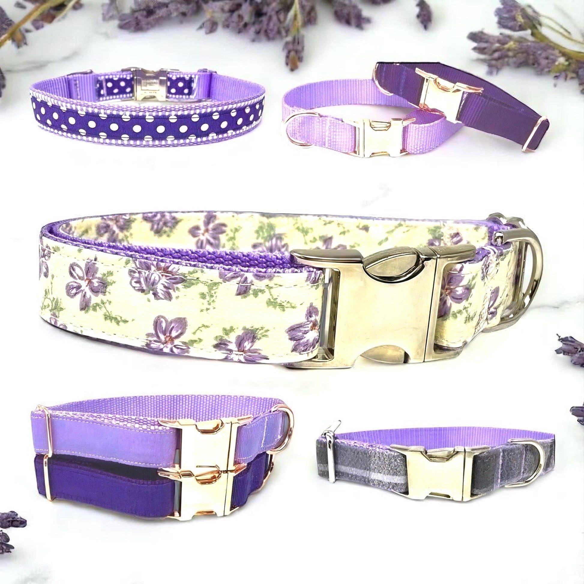 25 Patterns, Custom, Dog Collar, Girl, Personalize, Engrave, Cute, Designer, Puppy, Cat, Pet, Small, Medium, Large, Fashion, Pink, Purple