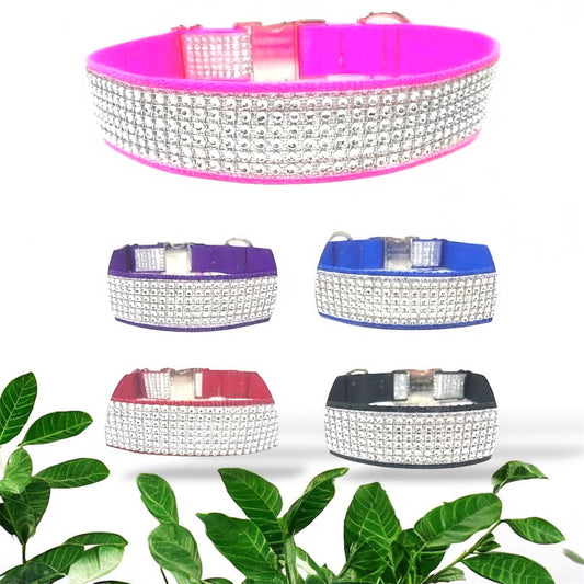 Bling, Rhinestone, Custom, Dog Collar, Girl, Boy, Personalized, Engraved, Cute, Designer, Puppy, Cat, Pet, Small, Medium, Large, Sparkle