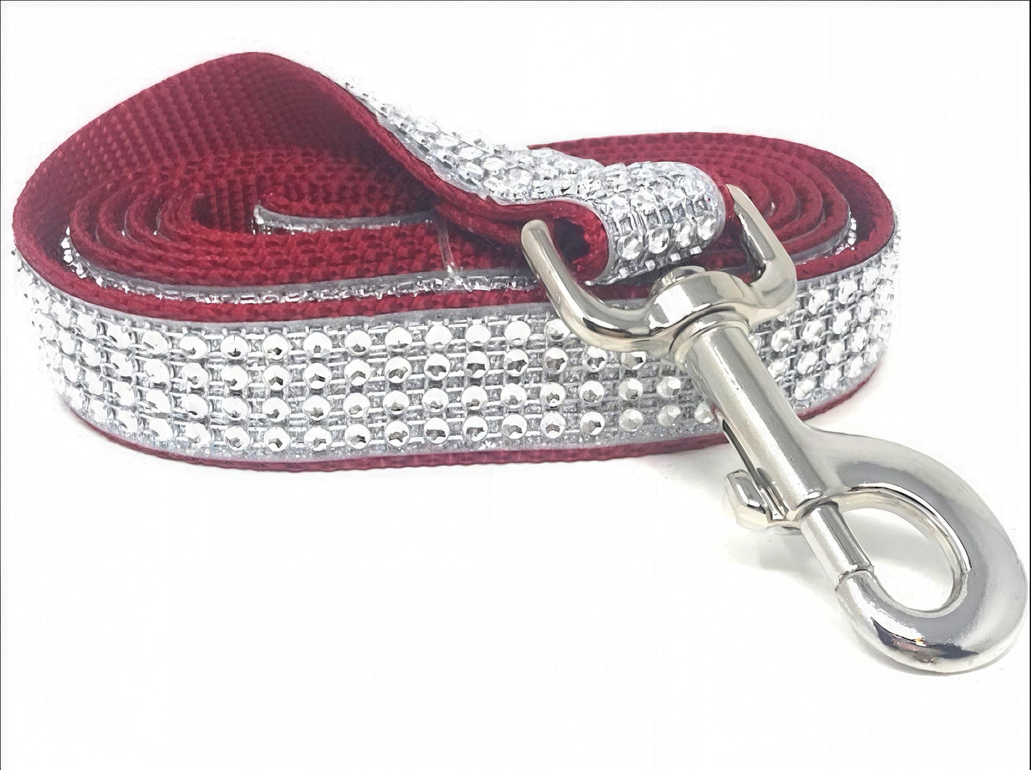 Christmas Red Dog Collar, Fancy, Rhinestone, Bling, Sparkly, Glitter, Female, Girl, Male, Boy, Personalized, Custom, Engraved, Holiday, Cat