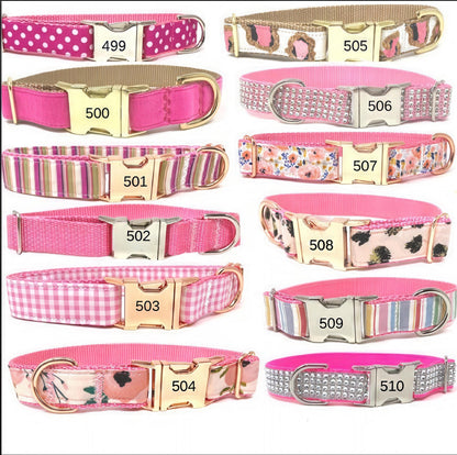 Purple Dog Collar, Girl, Custom, Personalized, Engraved, Cute, Designer, Puppy, Small, Large, Bling, Girl Dog Collar Rhinestone, BLing