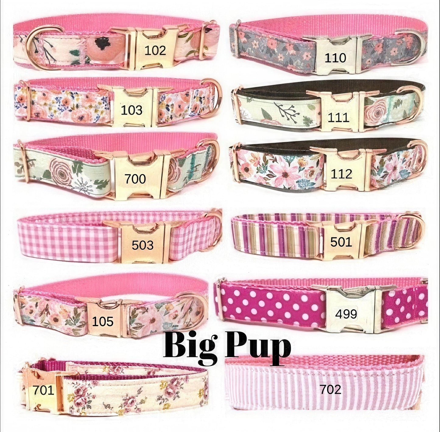 Dog Collar Girl, Custom Dog Collar, Puppy Collar, Engraved Dog Collar, Personalized Dog Collar, Designer Dog Collar, Floral Dog Collar, Pink