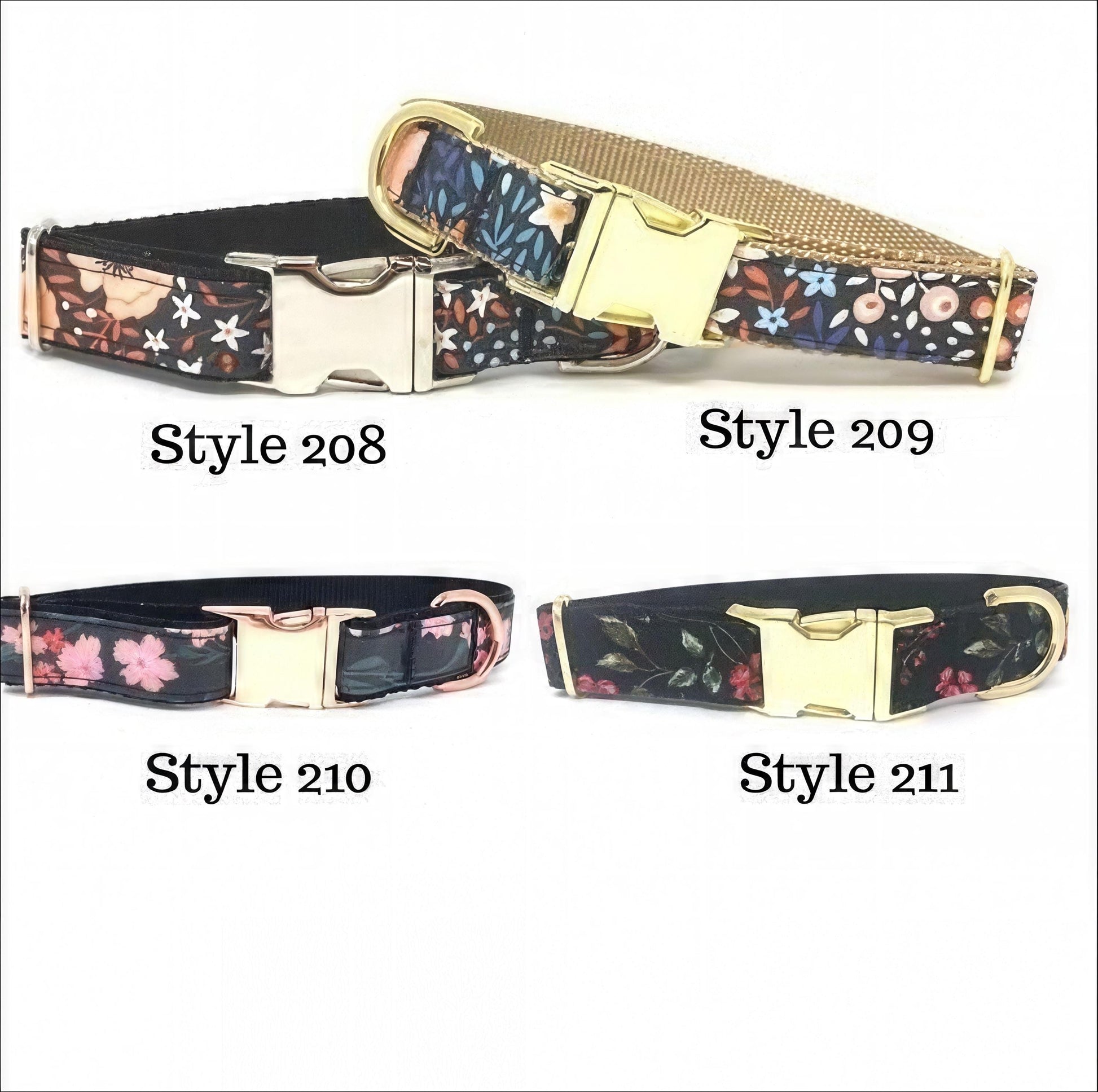 Dog Collar Girl, Custom Dog Collar, Puppy Collar, Engraved Dog Collar, Personalized Dog Collar, Designer Dog Collar, Floral Dog Collar, Pink