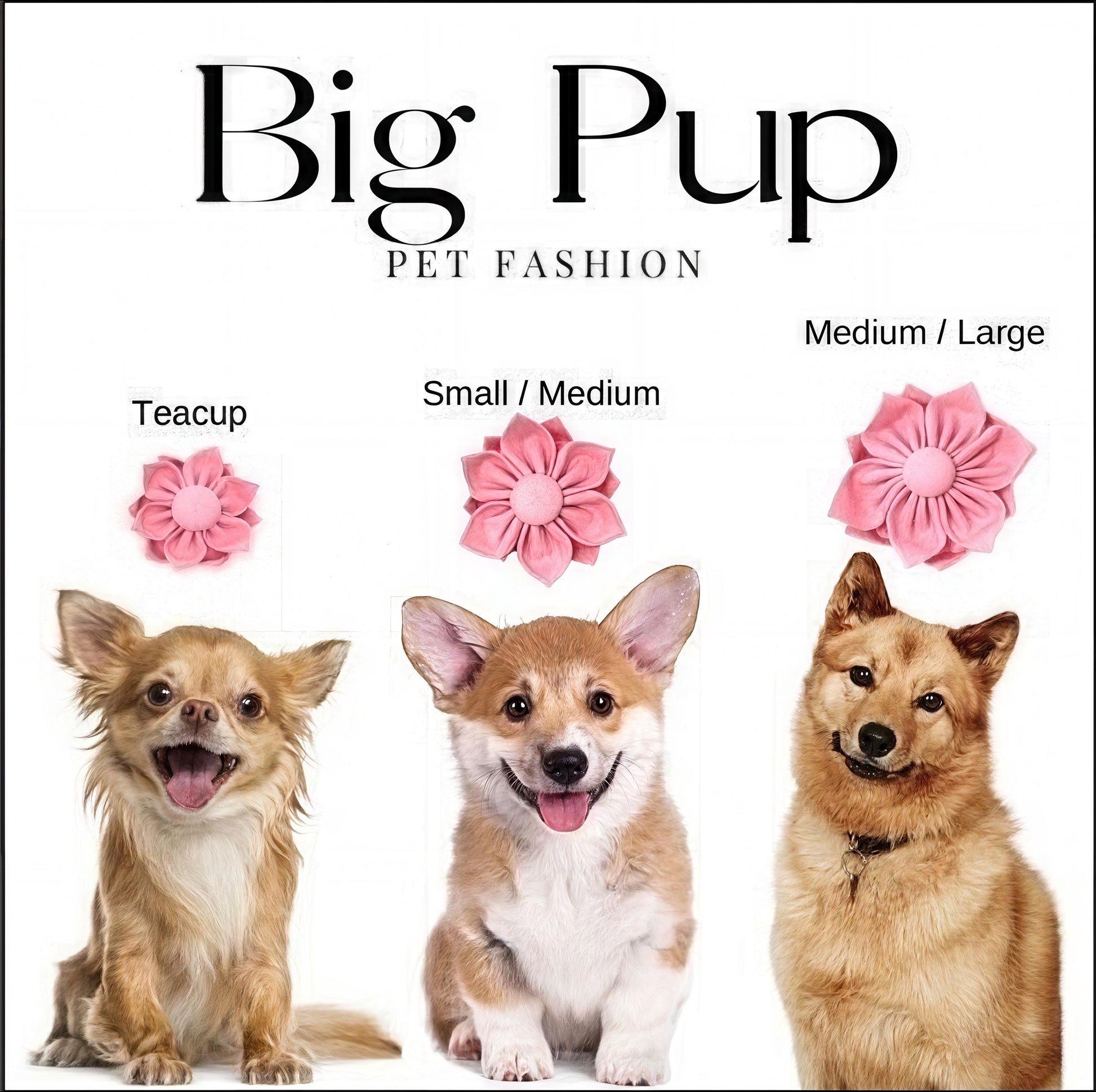 Pink, Dog Collar Flower, Blue, Green, Lilac, Purple, Girl, collar Accessories, Girly Dog Bow, Puppy Bowtie, Dog Collar Flower, Dog Bowtie