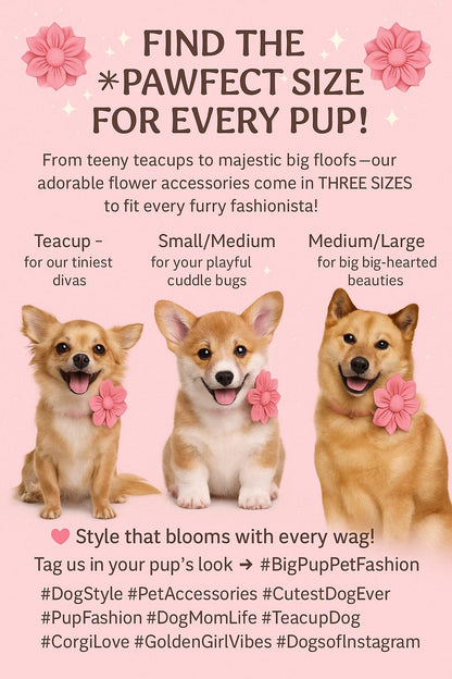 Dog Collar Flower, Red, White, Blue, American, 4th Of July, Independence Day, Patriotic, Dog Collar Flower For Girls, Girly Dog Bow