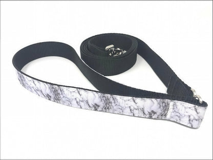 Martingale Dog Collar, With Buckle, Marble Print, Black And White, Boys, Male, Personalized, Engraved, Choker Collar, Greyhound Collar