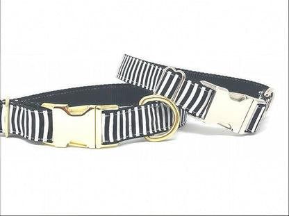 Black + White Dog Collar, Stripe, Girl, Boy, Personalized, Engraved, Zebra Inspired, Preppy, Puppy Collar, Cat, Pet, Small, Large, Halloween