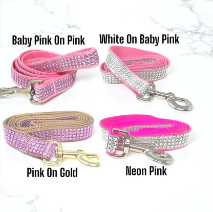 White And Silver Dog Lead, Rhinestone Fancy, Blingy Dog Leash, Girl Dog Leash, Grey Dog Leash, Sparkling Dog Leash, Dog Accessories, Gift