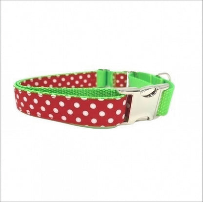 Christmas, Grinch Inspired, Buckle Martingale Dog Collar, Red, Green, Greyhound, Whippet, Personalized, Engraved, Custom, Puppy Collar, Cute