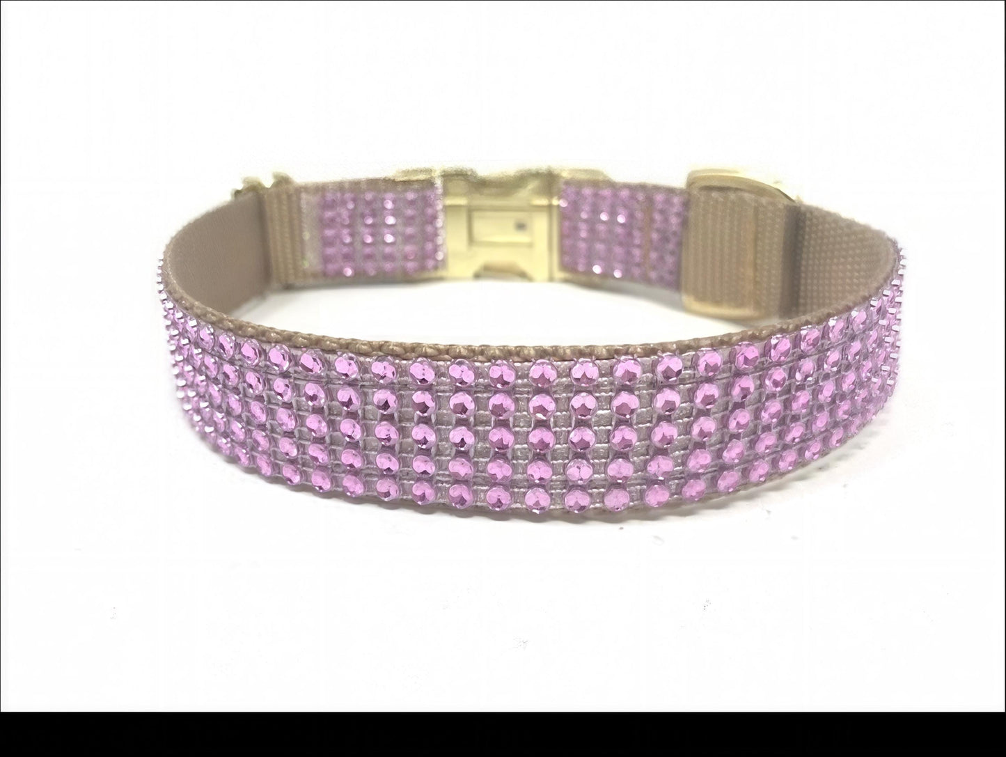 Dog Collar, For Girls, Boys, Fancy, Rhinestone, Glitter, Pink, Rose Gold, Teal, Blue, Purple, Personalized, Engraved, Custom, Gold, Sparkle