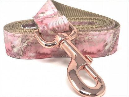 Dog Leash, Marble, Rose Gold, Pink, Gold, Dog Leash, Lead, 5 Foot, Fancy, Bling, Girls, Female, Glam, Wedding, Puppy, Small, Medium, Large