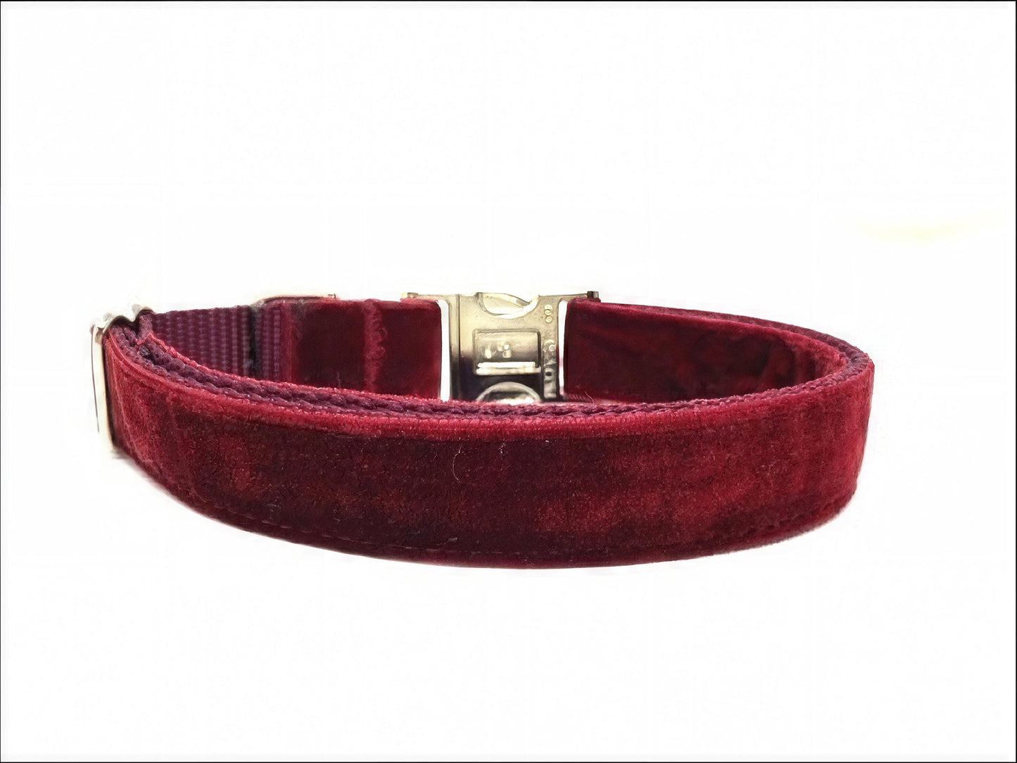 Fall, Burgundy, Velvet, Custom, Dog Collar, Girl, Boy, Personalized, Engraved, Cute, Designer, Puppy, Cat, Pet, Small, Medium, Large, Buckle