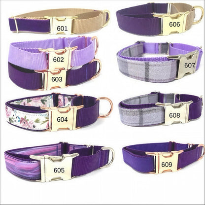 Pink, Personalized, Buckle Martingale Dog Collar, Girl, Custom Dog Collar, Designer, Puppy, Greyhound, Whippet, Fruit, Floral, Plaid, Velvet