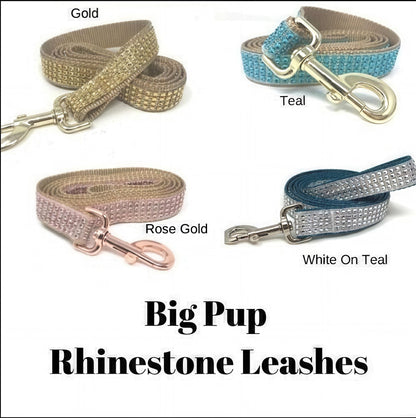 Pink, Rhinestone Leash, Light Pink, Neon Pink, Hot Pink, Gold, Wedding Dog Leash, Bling, Sparkle, Fancy, Rhinestone, Cute Dog Leash, Pretty