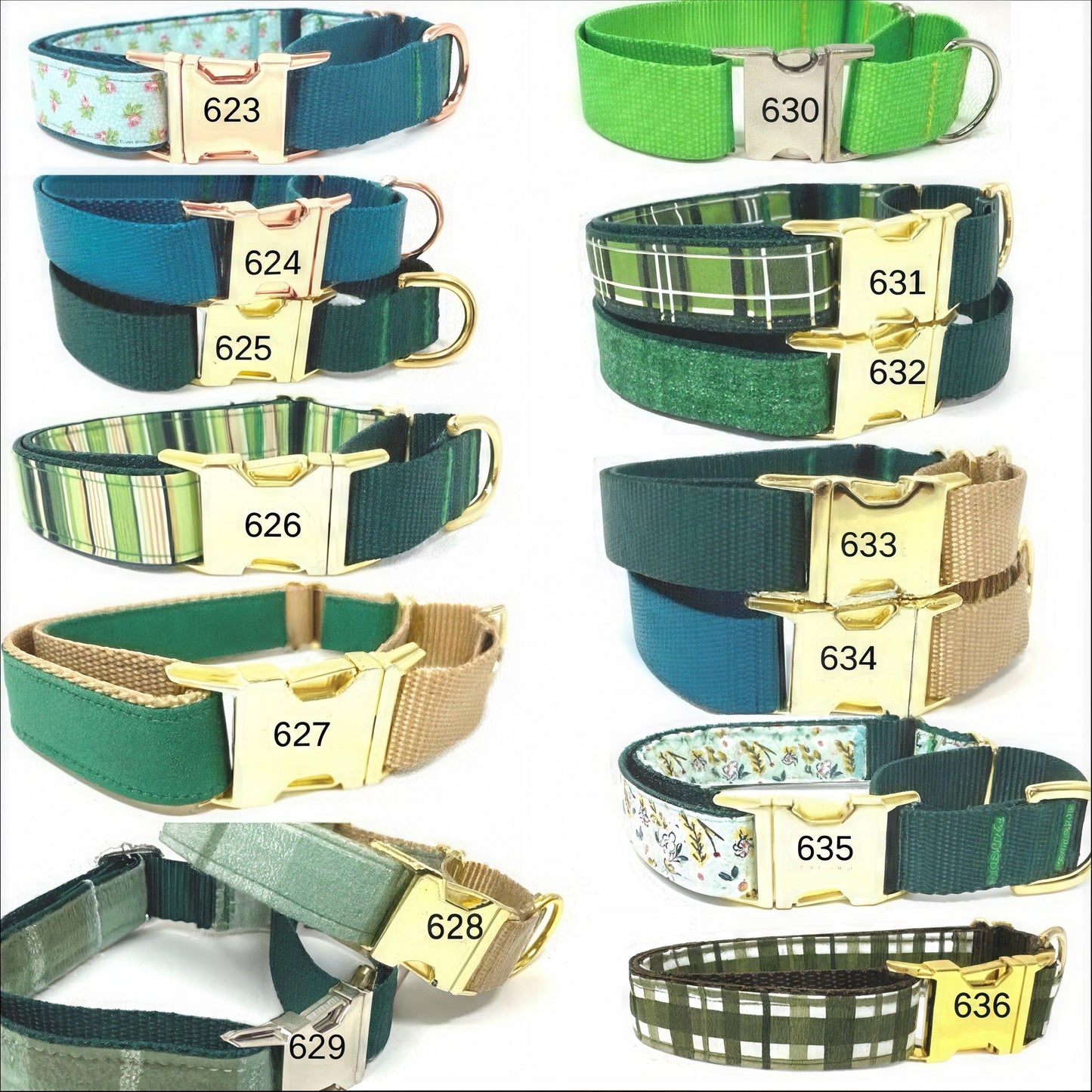 Pink, Personalized, Buckle Martingale Dog Collar, Girl, Custom Dog Collar, Designer, Puppy, Greyhound, Whippet, Plaid, Cute, Large, Fall