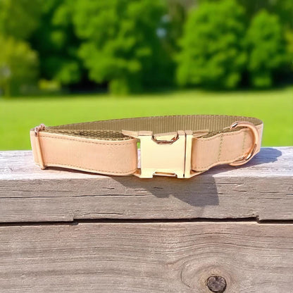 Nude, Peach, Rose Gold, Custom, Dog Collar, Girl, Boy, Personalize, Engrave, Cute, Designer, Puppy, Cat, Pet, Small, Medium, Large, Fashion