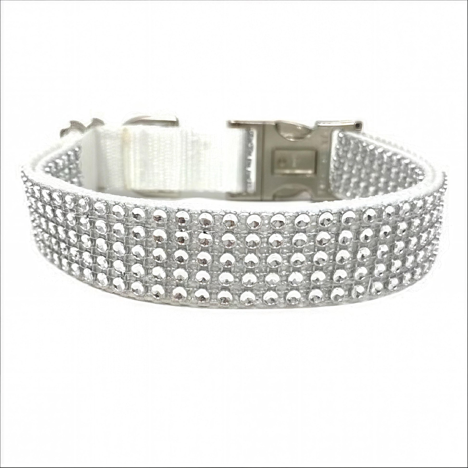 Rhinestone, Bling, Dog Collar, Wedding, White, Sparkle, Puppy, Personalize, Engrave, Custom Collar, Bling Dog Collar, Cute Dog Collar, Girl