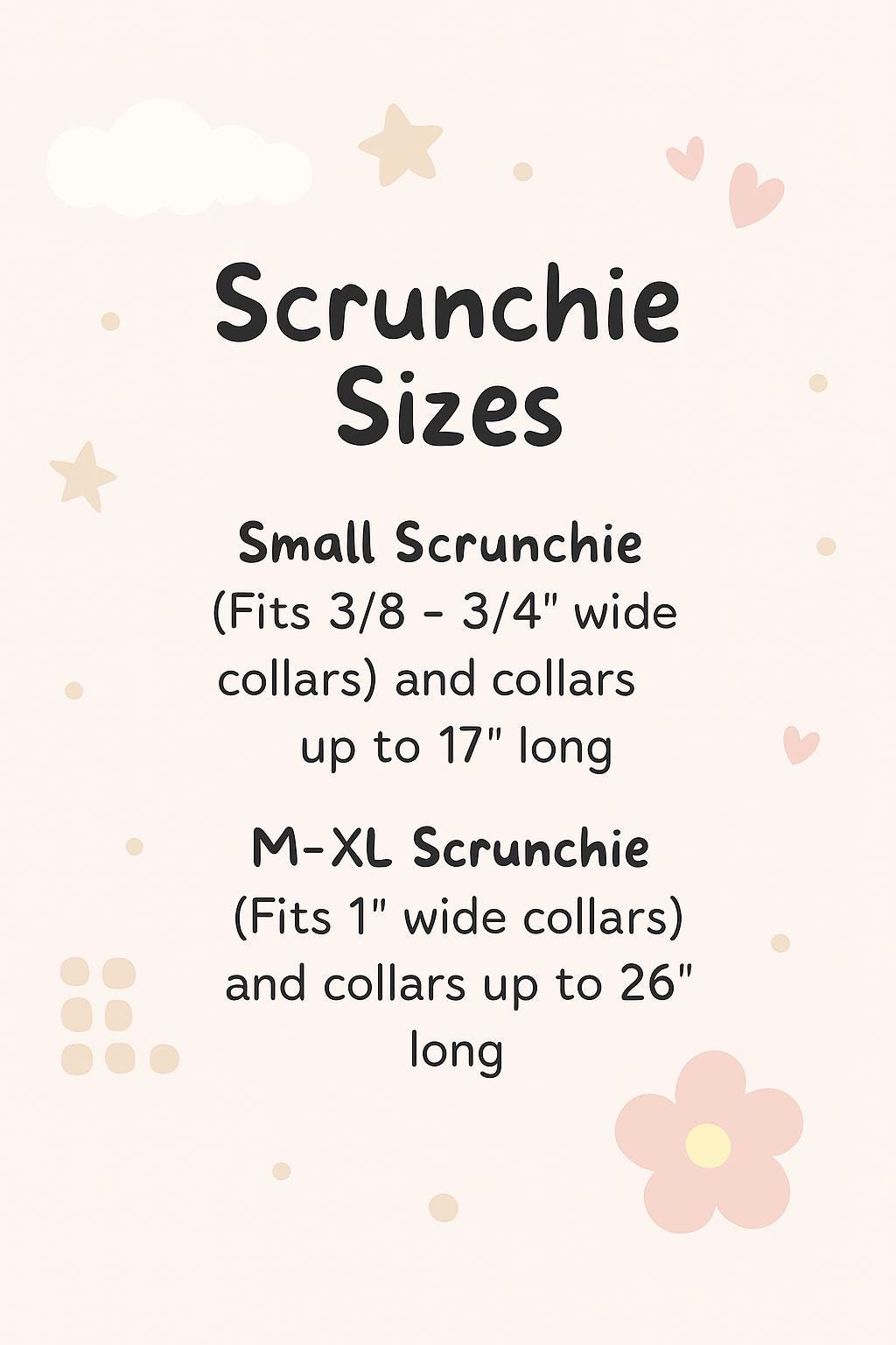 Pink Gingham Dog Collar Scrunchie Cover For Girl Pets, Alternative To Dog Bandana, Cute Pink Collar Cover For Dog, Cat, Pet, Puppy