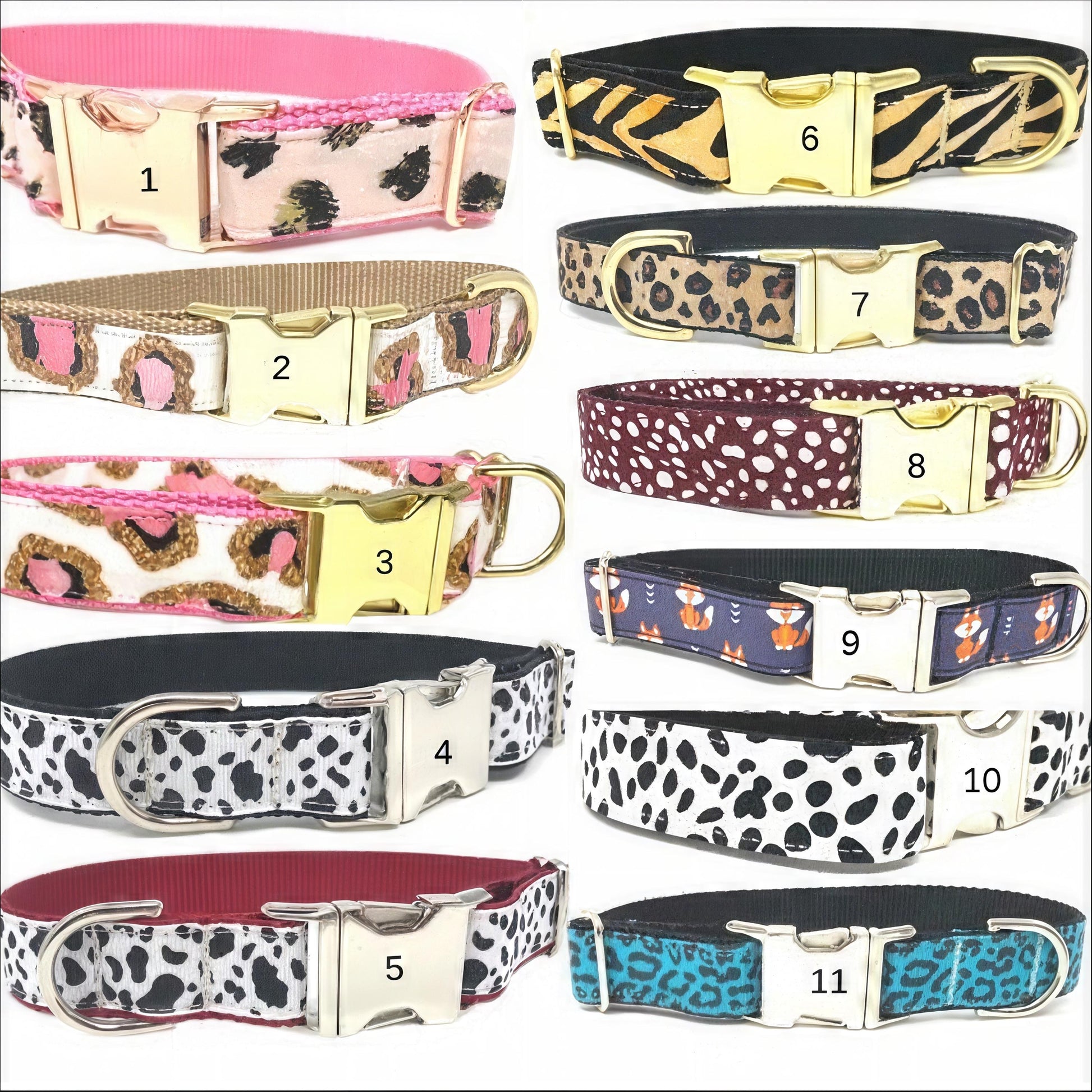 Pink, Dog Collar, Leopard Print, Cute Dog, Girl Dog Collar, Personalized, Engraved Dog Collar, Custom Dog Collar, Puppy Collar, Designer