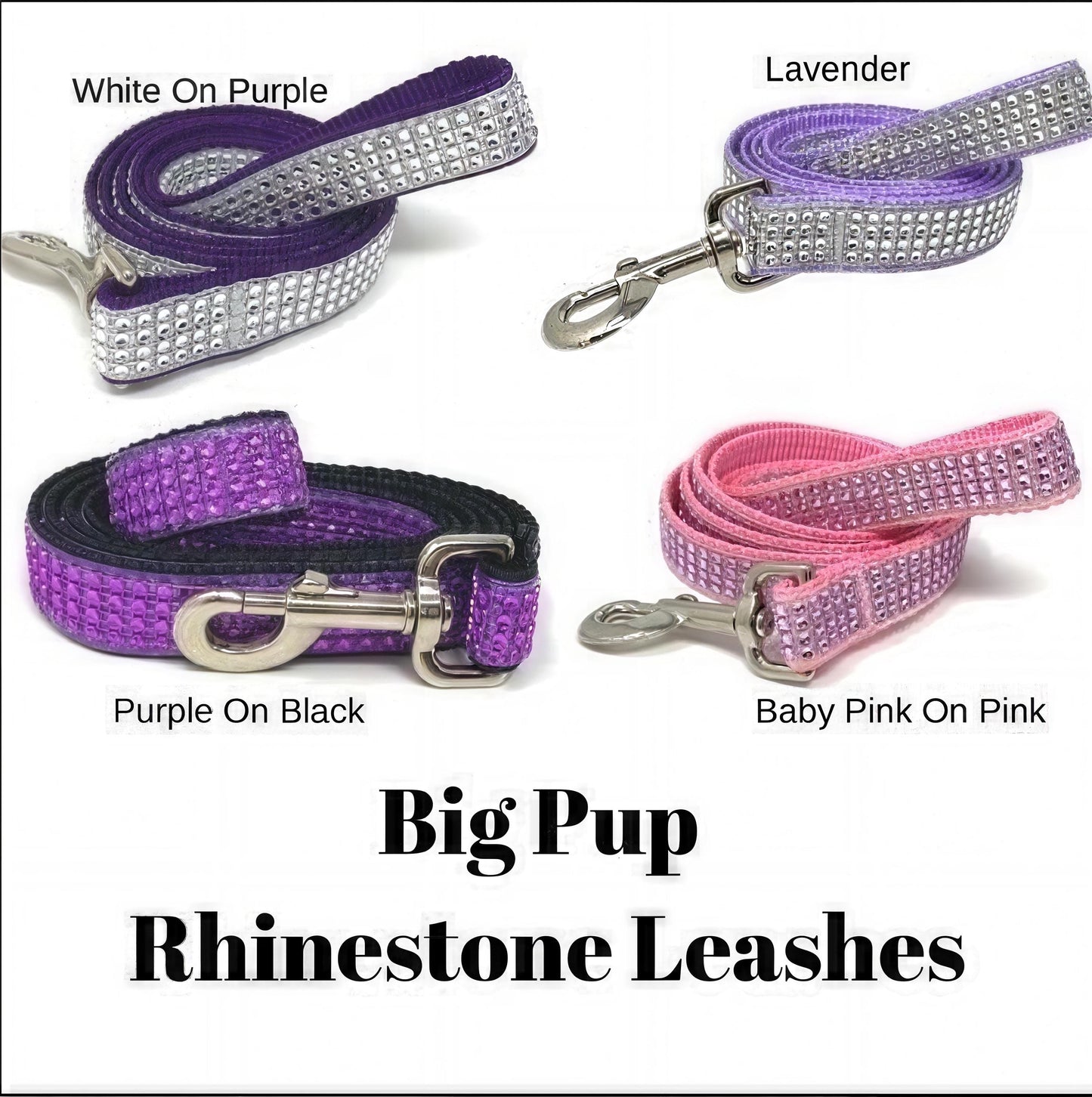 Pink, Rhinestone Leash, Light Pink, Neon Pink, Hot Pink, Gold, Wedding Dog Leash, Bling, Sparkle, Fancy, Rhinestone, Cute Dog Leash, Pretty