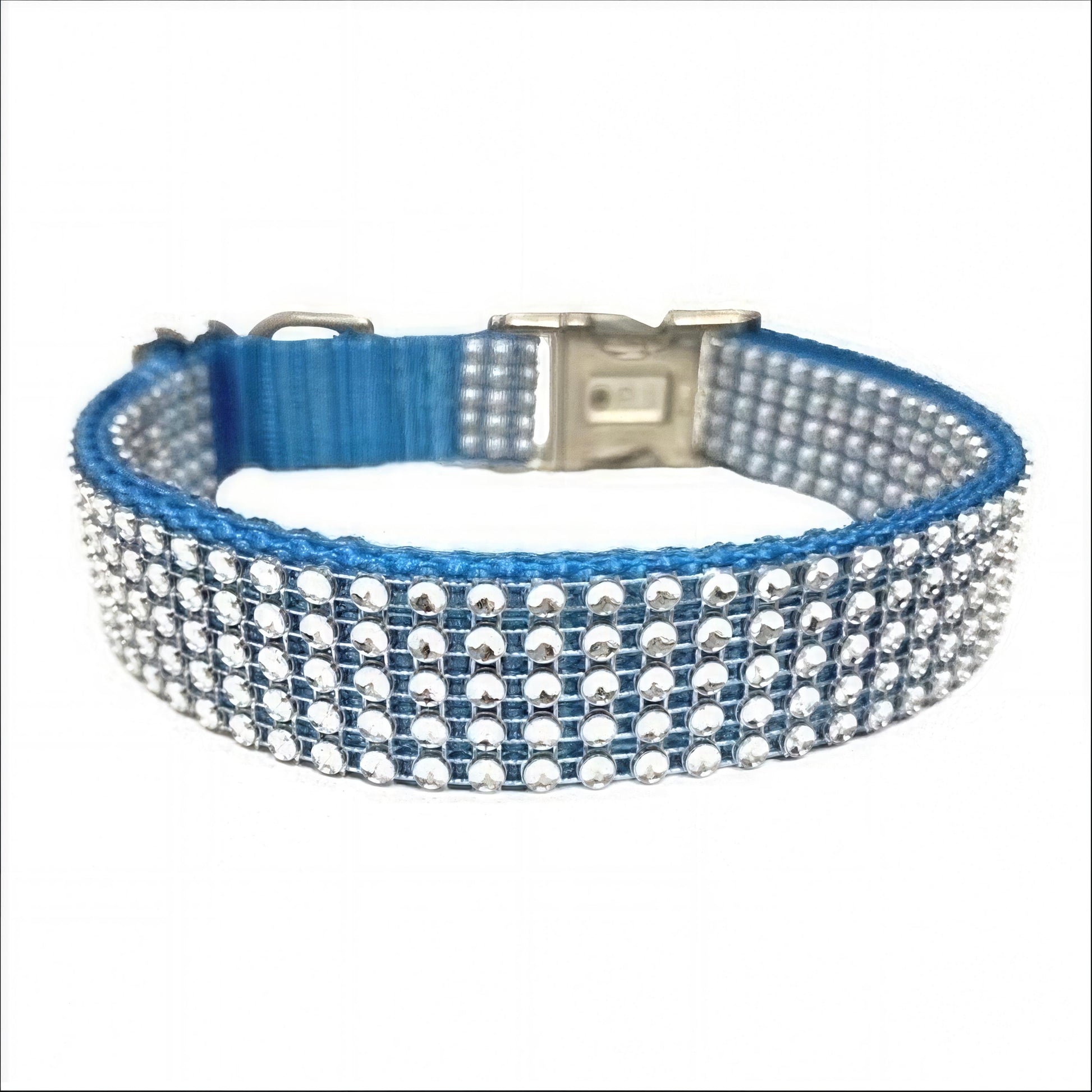 Rhinestone, Bling, Dog Collar, Boy, Wedding, Blue, Sparkle, Puppy, Personalize, Engrave, Custom Collar, Designer Dog, Cute Dog Collar, Girl