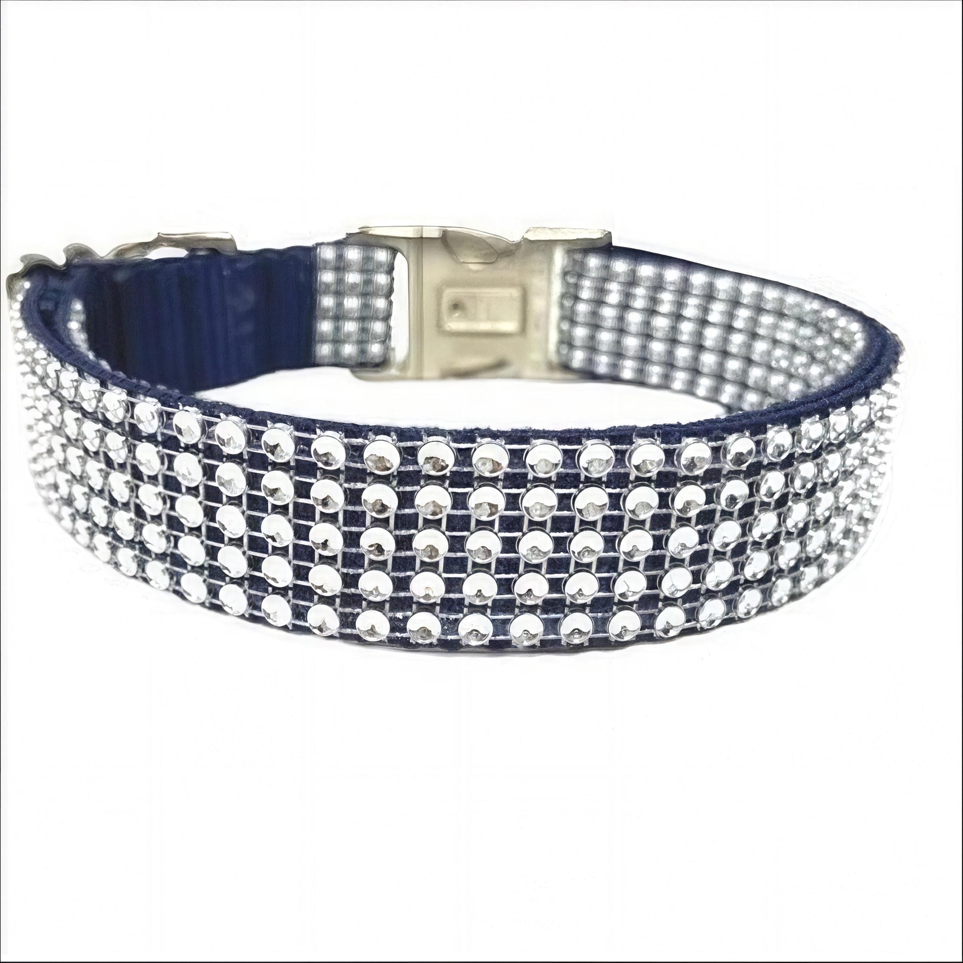 Rhinestone, Bling, Dog Collar, Boy, Wedding, Navy Blue, Sparkle, Puppy, Personalize, Engrave, Custom Collar, Designer Dog, Cute Dog Collar