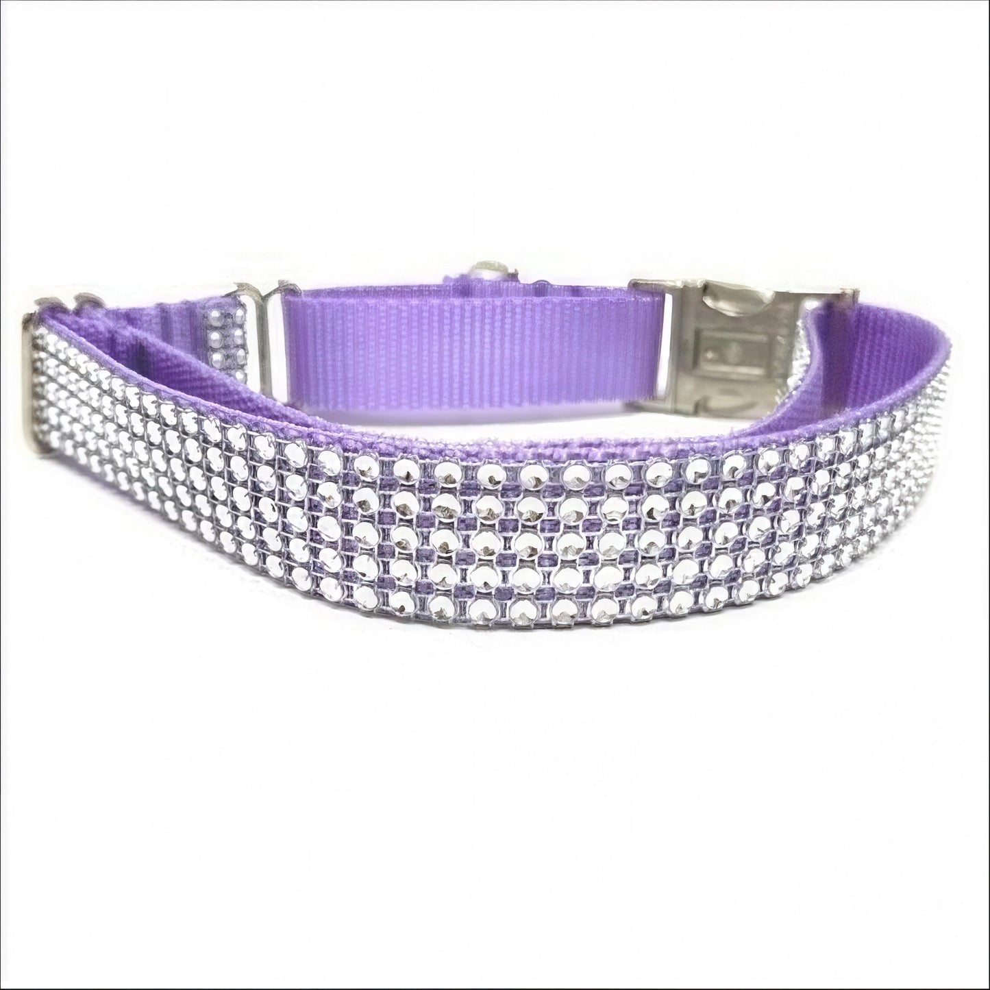 Rhinestone, Buckle, Martingale, Dog Collar, Lavender, Sparkle, Bedazzled, Girl Dog, Wedding Collar, Personalize, Engraved, Custom, Boy, Girl