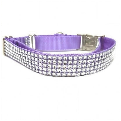 Rhinestone, Buckle, Martingale, Dog Collar, Lavender, Sparkle, Bedazzled, Girl Dog, Wedding Collar, Personalize, Engraved, Custom, Boy, Girl
