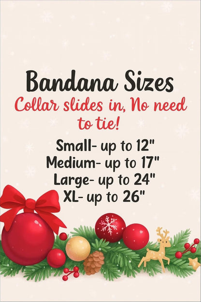 Christmas Dog Collar Cover Scrunchie or Bandana, Holiday Pet Collar Scrunchie, Red Collar Accessories, Pet Accessories, Dog Collar Bow