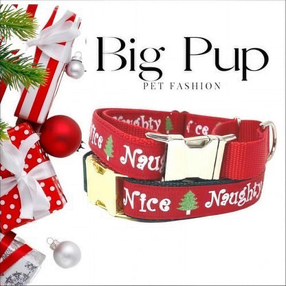 Christmas, Martingale Dog Collar With Buckle, Red, Green, Girls, Boys, Personalized, Engraved, Greyhound, Choker, Xmas, Glitter, Holiday
